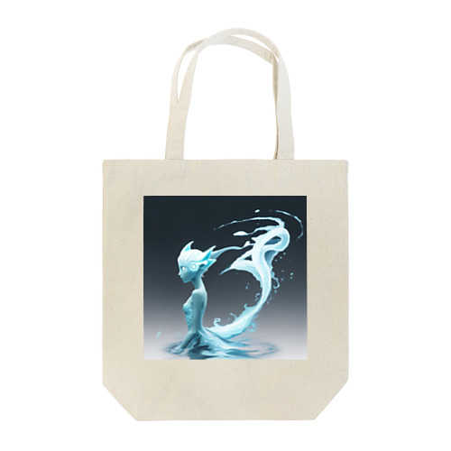 「渦巻く狂気の奔流：水の魔姫」 Tote Bag