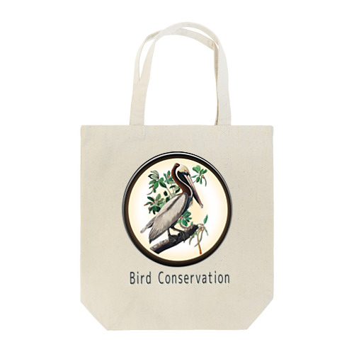 野鳥保護「カッショクペリカン」Bird　Conservasion　 　 Tote Bag