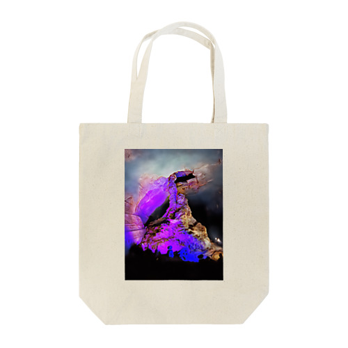 紫の洞窟 Tote Bag