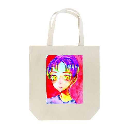 赤色が似合う男の子 Tote Bag