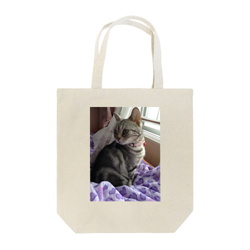 見返り美猫キャリー1  Tote Bag