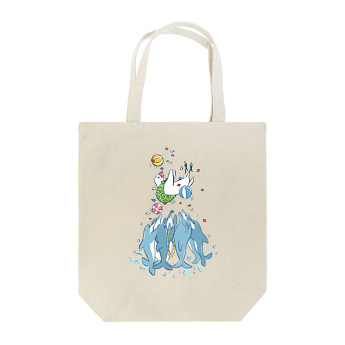 めでたい胴上げ Tote Bag