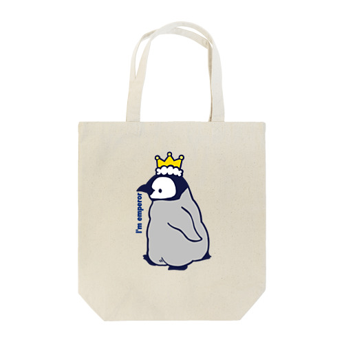 王冠皇帝ペンギン Tote Bag