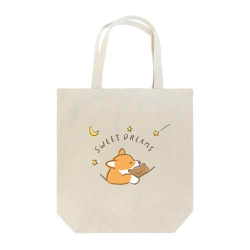 おやすみコーギー(良い夢を　ナイトウェア) Tote Bag