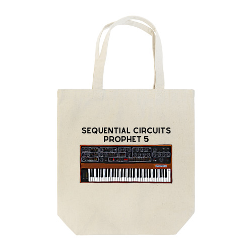 Sequential Circuits Prophet 5 Vintage Synthesizer Tote Bag