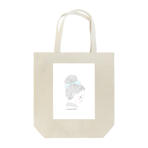 お団子頭の女の子 Tote Bag