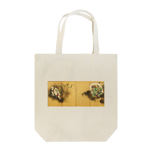 風神雷神図屏風 尾形光琳筆 Tote Bag