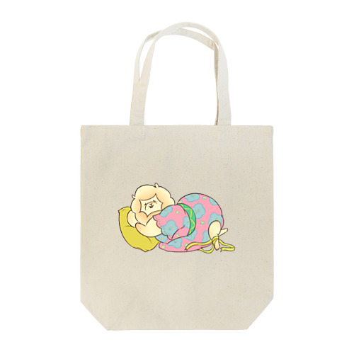 寝るぱか Tote Bag