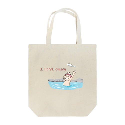 温泉って最高❤️ Tote Bag