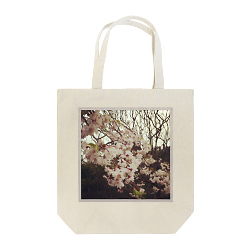 枝垂れ桜(レトロ) Tote Bag
