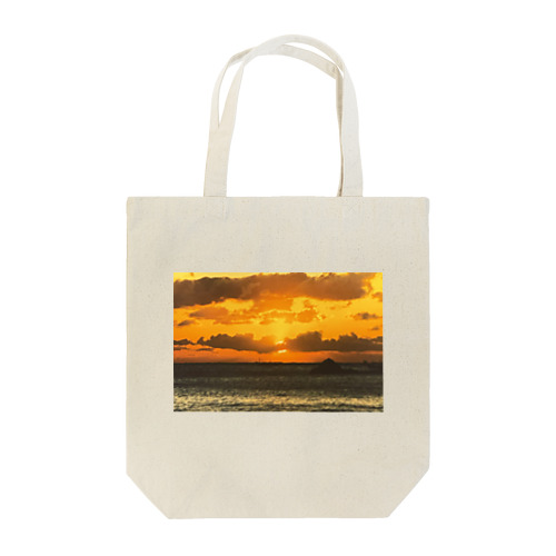 夕陽の海 Tote Bag
