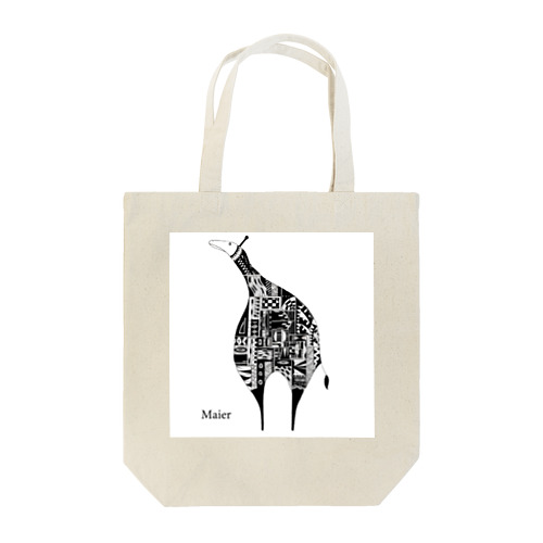 Giraffe monochrome Tote Bag