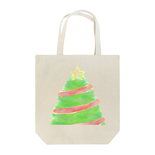 飾り付け前のクリスマスツリー トートバッグ