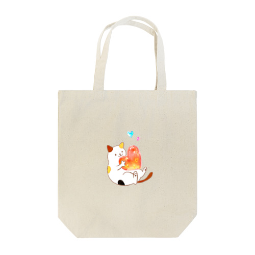 ハートとねこ Tote Bag