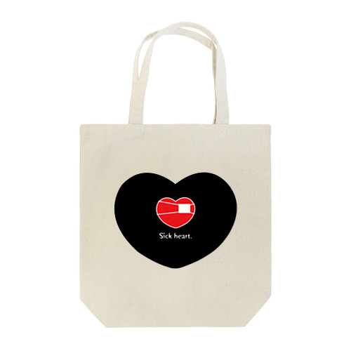 Sick heart. Tote Bag