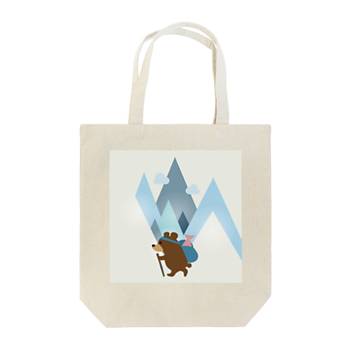 登山熊（鮭つき） Tote Bag