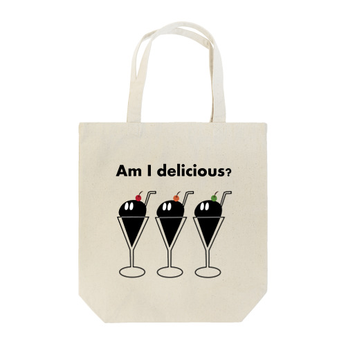  Am I delicious? トートバッグ