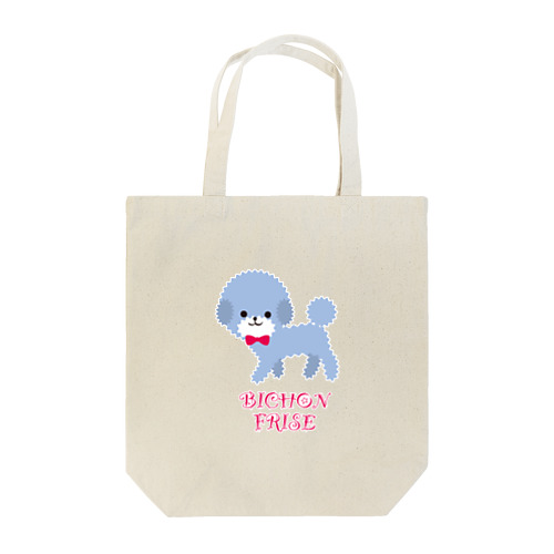 ビションフリーゼ ブルー Tote Bag