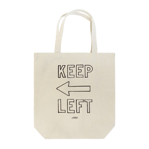 KEEP LEFT トートバッグ