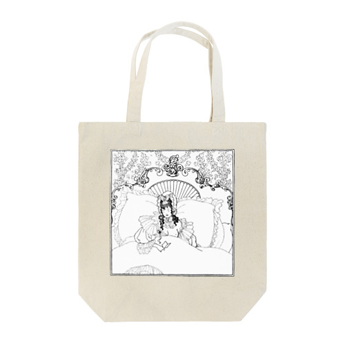 オーブリー・ビアズリー「レイプオブザロック」挿絵 Tote Bag