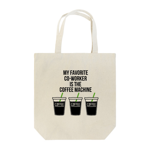 ICE COFFEE(green) Tote Bag