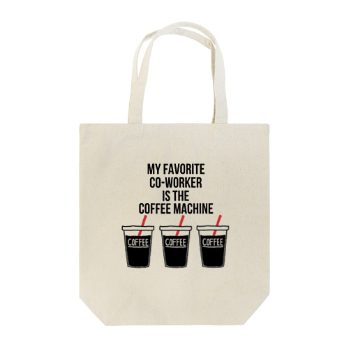 ICE COFFEE(red) Tote Bag