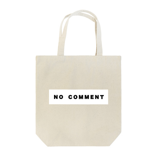 micyorina 「NO COMMENT」logo Tote Bag