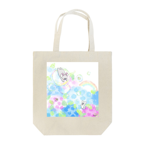 紫陽花とコアラ Tote Bag
