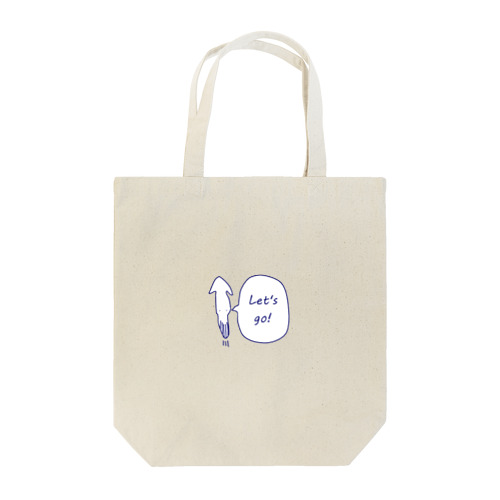 レッツゴーイカ Tote Bag