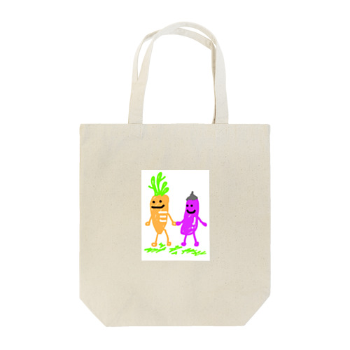 にんじんくんとなすびさん Tote Bag