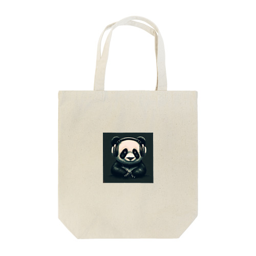 Headphones & Pandas（ヘッドホン & パンダ） Tote Bag