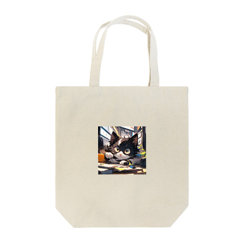 ハチワレにゃんこ Tote Bag