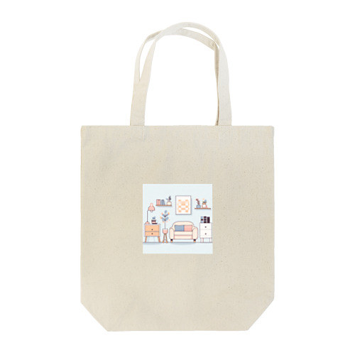 家具のシンプルで可愛いカラーイラスト Tote Bag