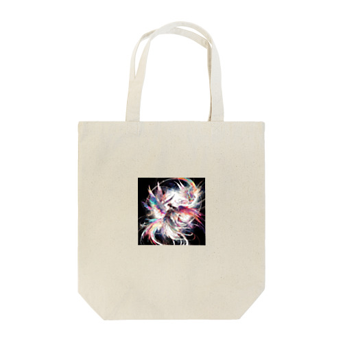 白き翼、黒き翼。その手に抱くは愛しの君! Tote Bag