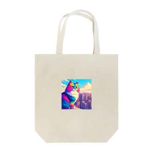 屋上のネコ Tote Bag