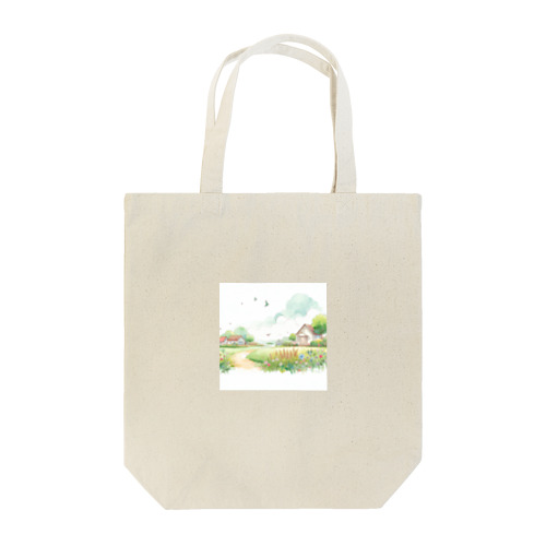 畑のカラーイラスト Tote Bag