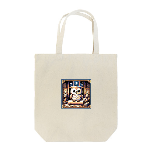 可愛いフクロウのドット Tote Bag