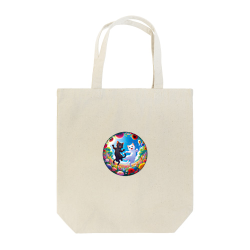 ブルースカイフラワーダンス Tote Bag