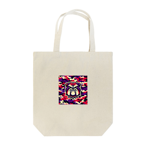 迷彩ブルドッグ Tote Bag