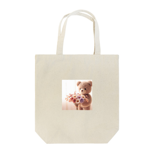 はなとくま　～flower and bear～ Tote Bag