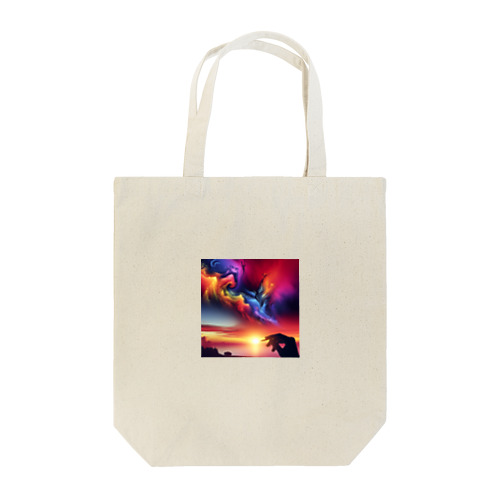 幻想的な夕焼け Tote Bag