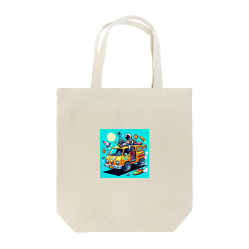 ドッド絵乗り物 Tote Bag