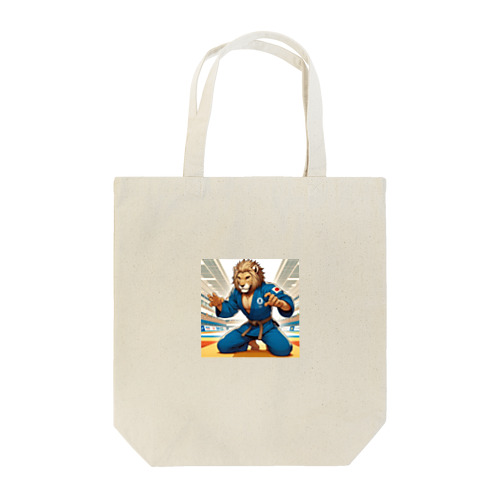 ライオン柔道師範 Tote Bag