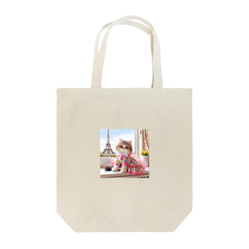 パリジェンヌな猫ちゃん Tote Bag