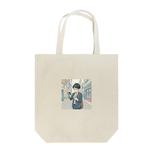 ダブルスマホ＠サラリーマン Tote Bag