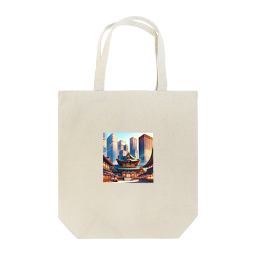 Harmony of Eras: The Tokyo Tapestry Tote Bag