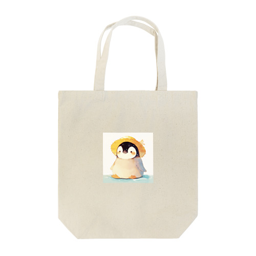 帽子をかぶった可愛い子供ペンギン Marsa 106 Tote Bag