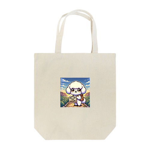 華やかで愛らしいトイプードル Tote Bag