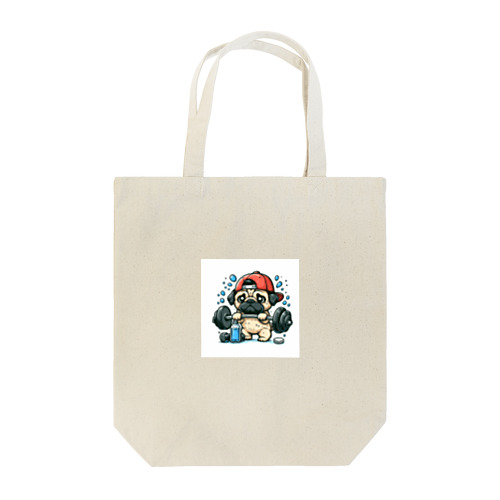 筋トレ パグ Tote Bag