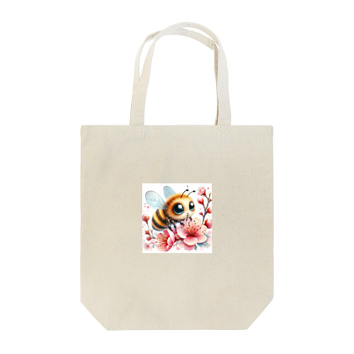 愛くるしいニホンミツバチ Tote Bag